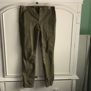 Olive green Jcrew khaki/cargo pants